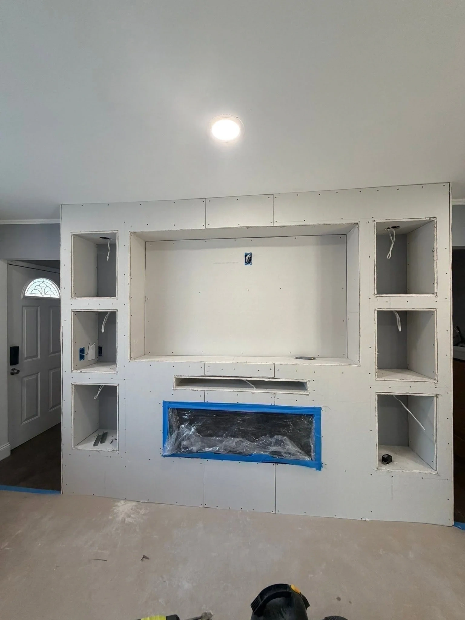 Framing completed cleanly