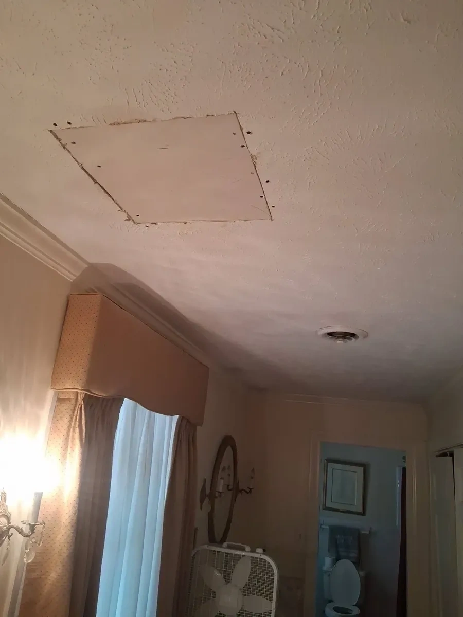 Wall before painting prep - Bronxville NY