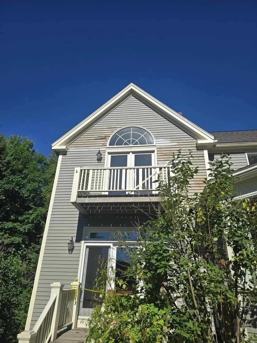 Exterior area restored & clean