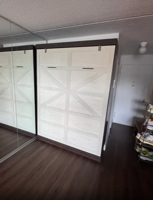 Custom Murphy wall bed fully assembled and installed - Scarsdale NY