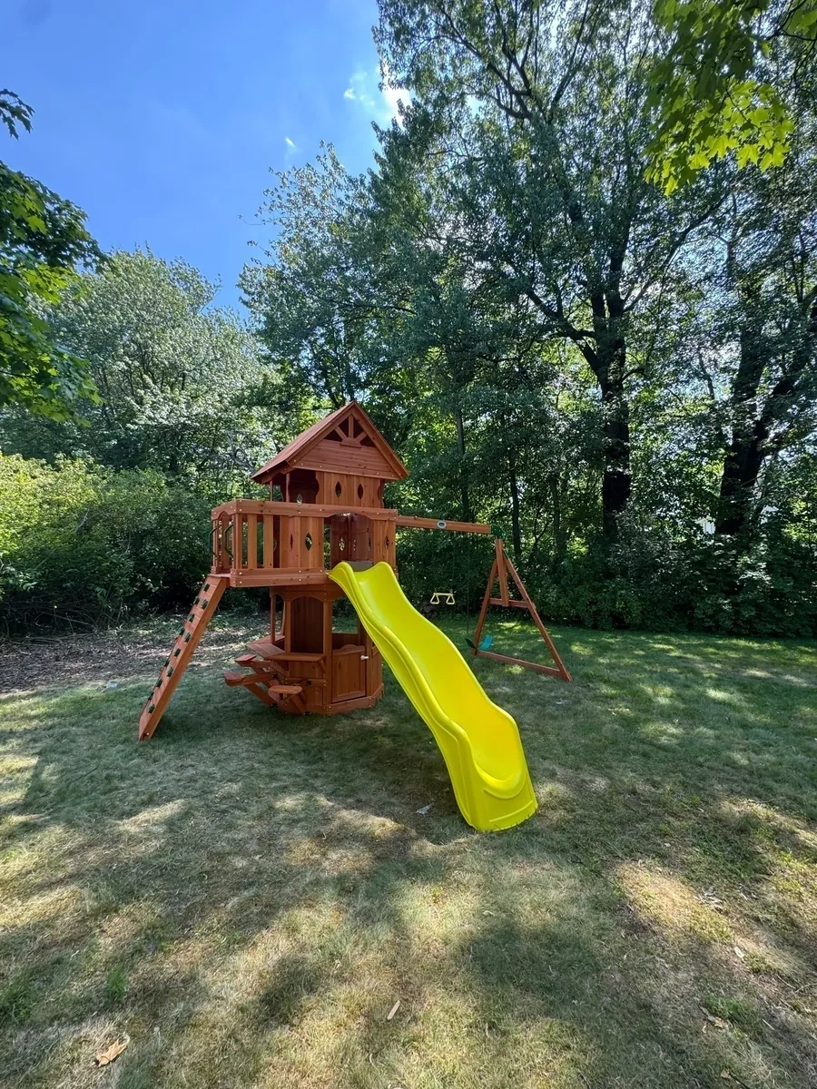Children's playset assembled safely - Larchmont NY