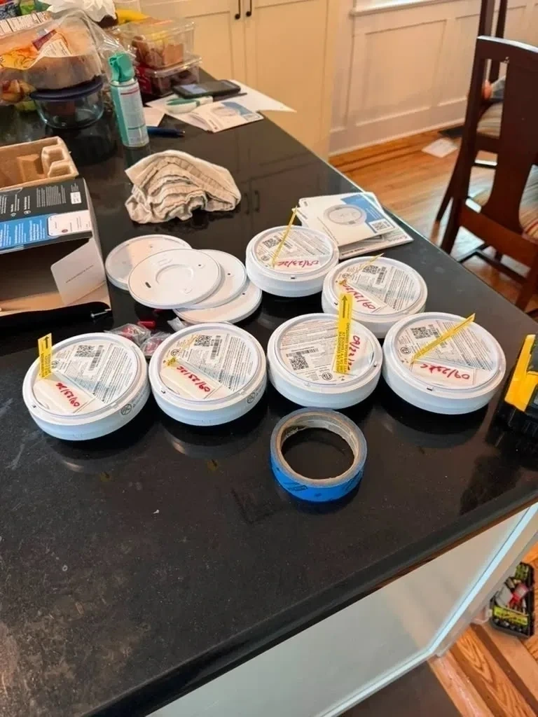 Staged 10-year Kidde smoke and carbon monoxide detector units pre-dated before installation - Hastings-on-Hudson NY